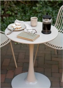 Fém kerek kerti étkezőasztal ø 60 cm Meira – House Nordic