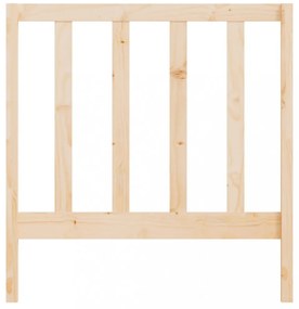 tömör fenyőfa ágyfejtámla 96 x 4 x 100 cm