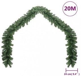 LED-es karácsonyi füzér 20 m