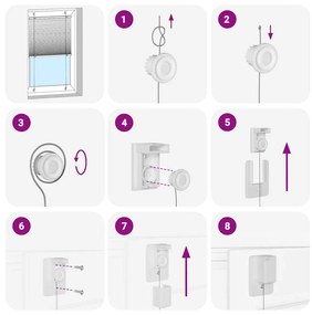 pliszírozott redőny rózsaszín 100x100 cm szövetszélesség 99,4cm