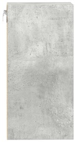 betonszürke szerelt fa függő szekrény 30x29,5x60 cm