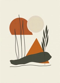 Poszter 40x55cm Bézs tekintet