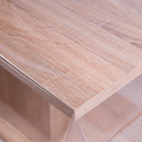 Goldea pvc terítő - átlátszó 0,12 mm 130 cm