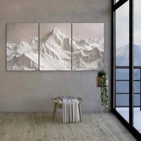 DUBLEZ | 3 részes kép hegyek - Havas csend