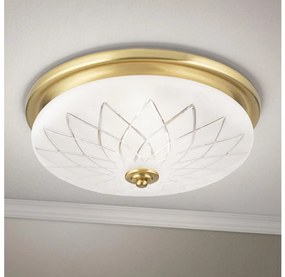 Orion DL 7-791/37 - Mennyezeti lámpa PORTO 2xE27/40W/230V átm. 37 cm arany