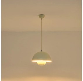 JARDEN kábeles függőlámpa 1xE27/15W/230V krémszínű