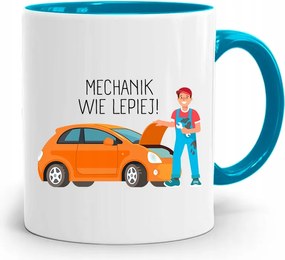 Kék Bögre Mechanika A Szerelő Jobban Tudja, fényképes nyomtatással