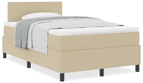 Box Spring Ágy Memóriával Világos Zöld Szürke 120x200 cm Kordbársony Szövet