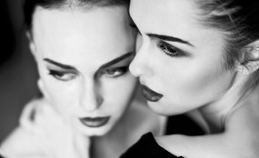 Fotótapéta Portré Intimitás Érzelmek Közelség Rejtély 300x210 +ragasztó