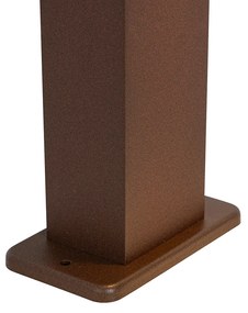 Ipari kültéri oszloplámpa rozsdabarna 30 cm IP44 - Baleno
