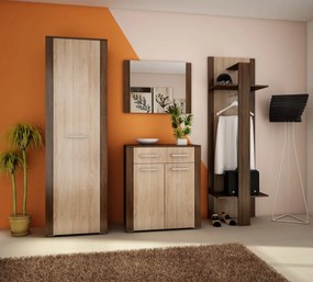 Előszoba Cayla sötét sonoma + világos. 746541