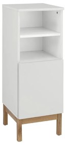 Fehér alacsony fürdőszoba szekrény 30x86 cm Mirza - Støraa