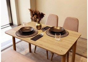 Étkezőgarnitúra(Kihúzható asztal, szék) (4 db) Vina Mini 01 0900 - Tölgy, Stone