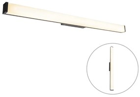 Modern fürdőszobai fali lámpa fekete 92 cm IP44 - Cascada
