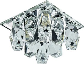 PREZENT 71075 CRYSTAL Kristály Spot Lámpa Króm, Tükör, Átlátszó G9 IP20