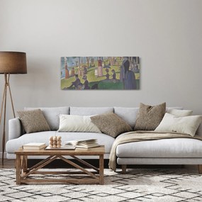 Kép - Georges Seurat, A Sunday on La Grande Jatte, reprodukciók (120x50 cm)