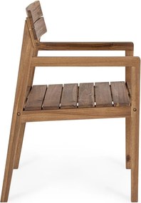 Natúr színű tömörfa kerti szék Rodano – Bizzotto