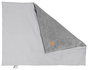 Szürke kordbársony gyerek takaró 100x77 cm – Meowbaby