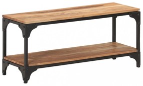 tömör akácfa dohányzóasztal 90 x 30 x 40 cm