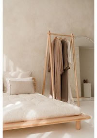 Natúr színű borovi fenyő ruhatartó állvány Hongi – Karup Design