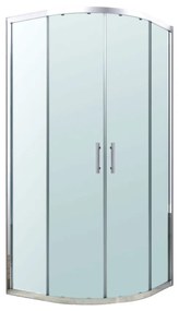 Soul 90x90 cm íves zuhanykabin tálca nélkül