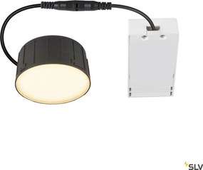 SLV 1007508 DOWNLIGHT Kültéri Mennyezetbe Építhető Lámpa Fekete LED IP54