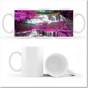 Fotó bögre Lila vízesés