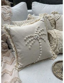 Pamut párnahuzat 43x43 cm Seashells – Mioli Decor