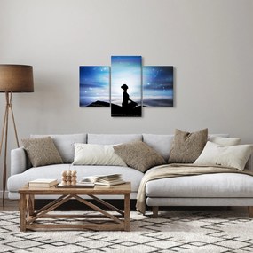 Meditáló nő képe (90x60 cm)