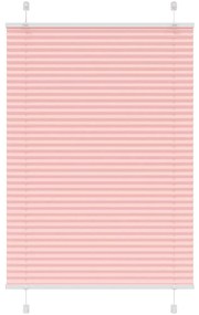 pliszírozott redőny rózsaszín 100x100 cm szövetszélesség 99,4cm