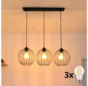 Helam MERCURE LED csillár 3xE27/15W/230V, kábelre szerelhető HE0995
