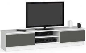 TV asztal RTV 160 - fehér/grafit