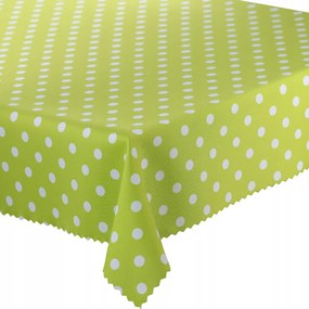 Abrosz Foltálló Pöttyös Zöld 140x340 cm