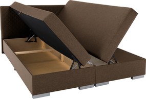 Boxspring ágy, barna, 160x200, ADARA