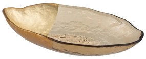 Üveg dekoratív tál 13x23 cm – Ixia