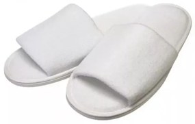 Fehér szállodai papucsok