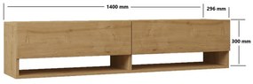 TV szekrény Arges - Sapphire Oak