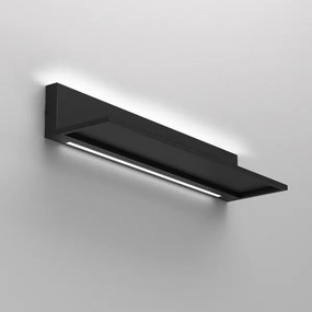 Fali polc LED világítással SHELF 10x60 cm fekete