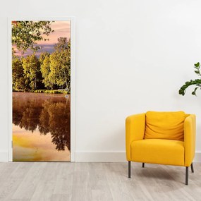 Fotótapéta ajtóra - A folyó mögött (95x205cm)