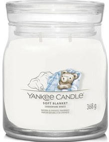 Yankee Candle Signature Soft Blanket illatgyertya, közepes méretű, 368 g