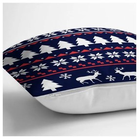 Karácsonyi mintás textil párnahuzat 43x43 cm – Mila Home