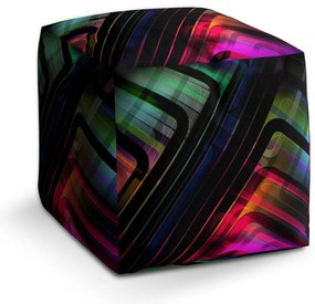 Cube zsámoly fekete csíkok, színes