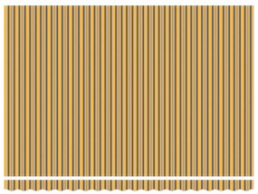 Kézi Behúzható Napellenző Többszínű Csíkos 450x300 cm