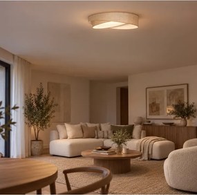 BRILAGI - LED mennyezeti lámpa VELVET TWIST LED/24W/230V 4000K átm. 55 cm bézs