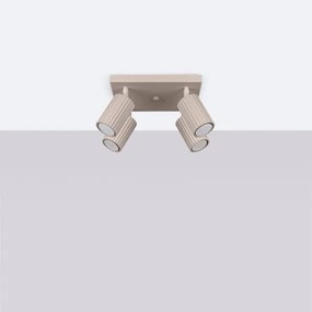 Brilagi - Spotlámpa CRESTO 4xGU10/10W/230V taupe