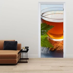 Fotótapéta ajtóra - Csésze teával (95x205cm)