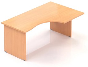 Visio ergonomikus asztal 160 x 100 cm, jobb, bükkfa