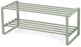 Szürkészöld fém cipőtartó 70x29x27 cm Rex – Spinder Design