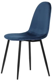 Kék Bársony Étkezőszék. CT-971 BLUE4