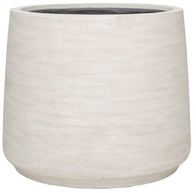 Pottery Pots Jumbo Patt virágcserép, puha elefántcsont, többféle méretben – fazekas cserepek méret: XXS - ⌀ 55,5, h. 46,5 cm